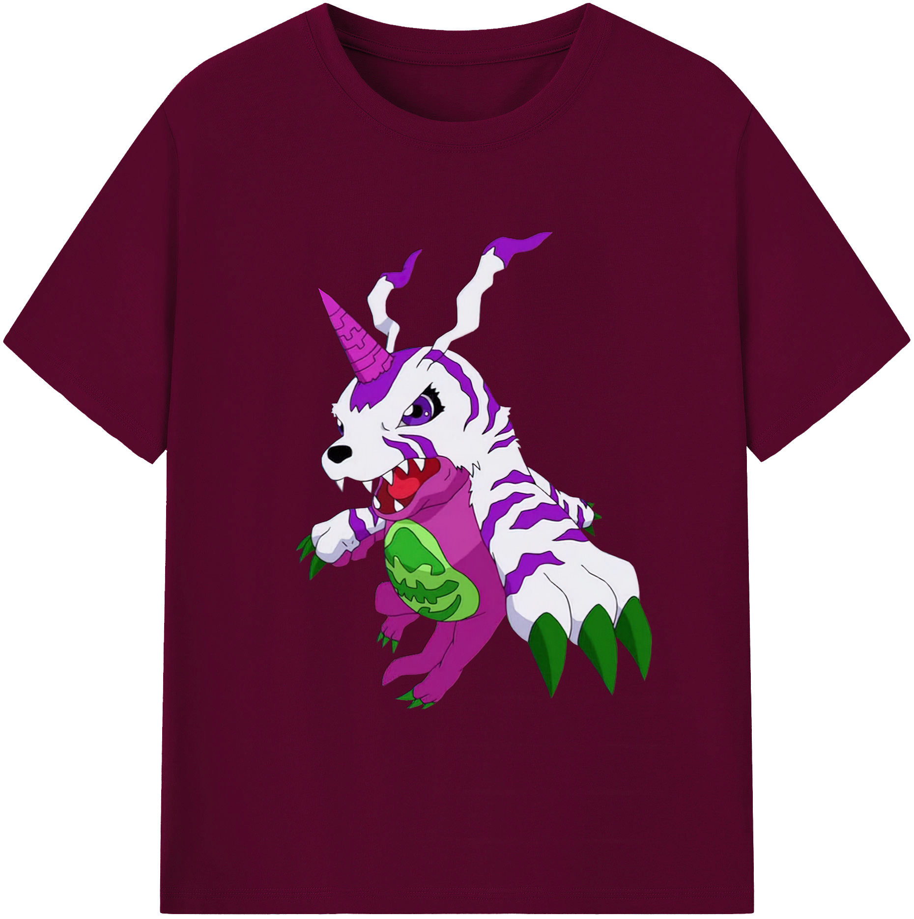 （画像用） Digimon デジタルモンスター/デジモン レディースカジュアルプリントTシャツ（綿100％）